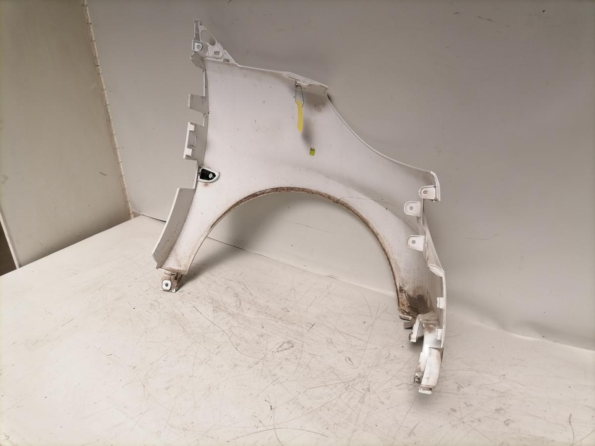Smart Fortwo 451 ED3 original Kotfl&uuml;gel Sto&szlig;stangenecke vorn links EAZ Wei&szlig; Bj.2013